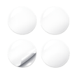 Glossy White Round Product Labels