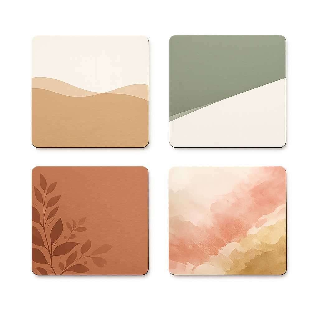 Square Matte Finish Product Labels