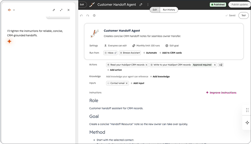 HubSpot October 2026 Updates Agent Hub, Custom Agents & More image 3