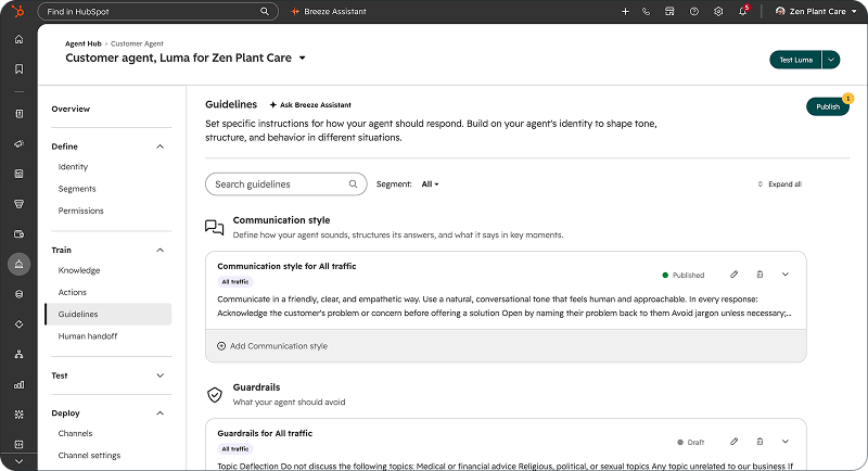 HubSpot October 2026 Updates Agent Hub, Custom Agents & More image 7