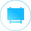 CTA banner design icon hover