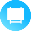 CTA banner design icon