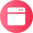 Web page design icon