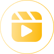 Social media reels icon hover