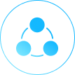 Social short clips icon hover