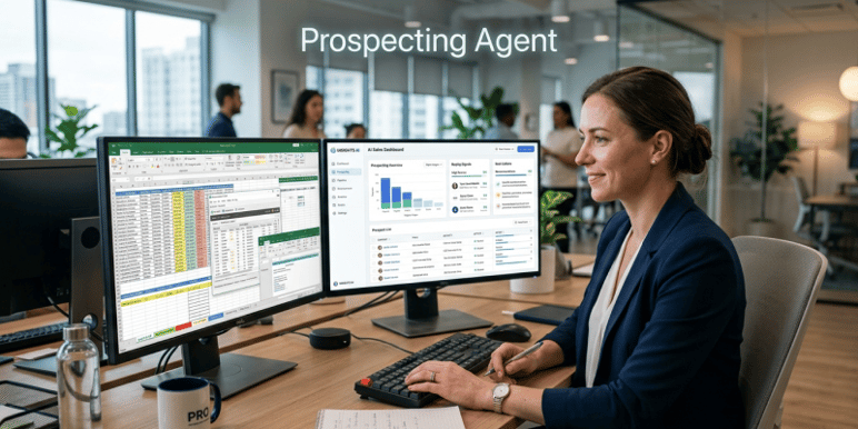 Prospecting Agent blog heading image